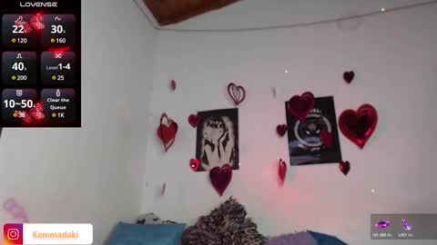 Snapshot of kemmadakii chatting on February 14, 7:44 pm Kemma online show from February 14, 7:44 pm