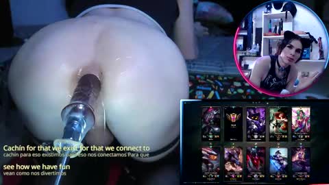 Snapshot of kittendark chatting on October 5, 3:27 am Gothic Kitten online show from October 5, 3:27 am