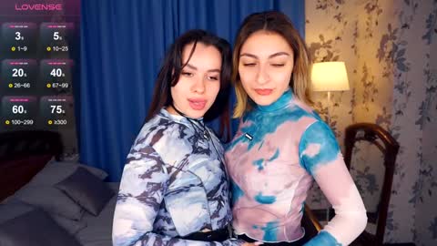 Hey hey our name is Mia  Elfy Lovense is active time to play   PVT IS OPEN  online show from January 8, 7:03 am