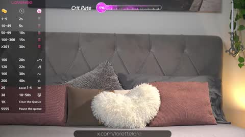 Snapshot of lorettelorenaa chatting on February 13, 8:13 pm LoretteLorena online show from February 13, 8:13 pm