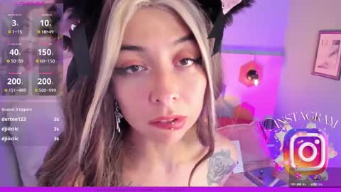 Snapshot of melissa_koster chatting on March 3, 2:15 am Melissa 3 online show from March 3, 2:15 am