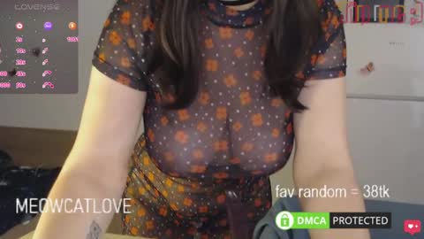 meowcatlove online show from January 23, 9:18 pm