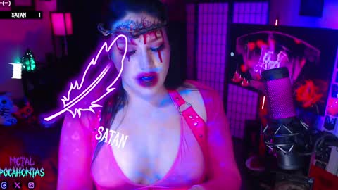 Snapshot of metalpocahotass chatting on February 4, 3:00 am MetalPocahotass online show from February 4, 3:00 am