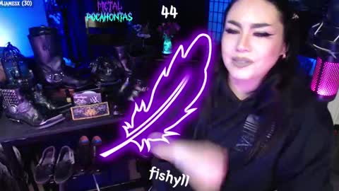 Snapshot of metalpocahotass chatting on March 1, 6:13 am MetalPocahotass online show from March 1, 6:13 am