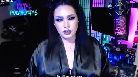 Snapshot of metalpocahotass chatting on November 19, 12:10 am MetalPocahotass online show from November 19, 12:10 am