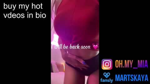 Mia Martskaya online show from October 18, 9:54 am