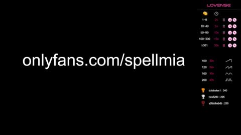 Mia  instagram miasspell online show from December 7, 12:41 am