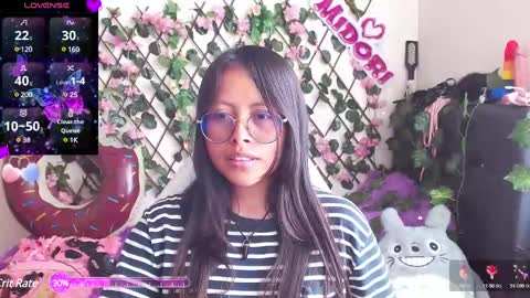 Snapshot of midoriquinn chatting on January 21, 8:43 pm Midori 7u7 online show from January 21, 8:43 pm