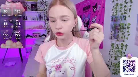 Snapshot of miliameow chatting on February 14, 10:25 pm Milia online show from February 14, 10:25 pm