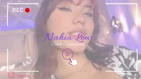 Snapshot of nahia_low chatting on February 25, 2:25 am Valeria online show from February 25, 2:25 am