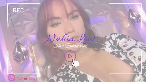 Snapshot of nahia_low chatting on March 6, 2:30 am Valeria online show from March 6, 2:30 am