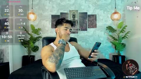 Nate Franco online show from October 12, 1:15 am