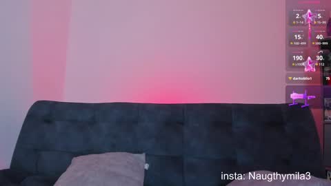 Snapshot of naugthymila3 chatting on January 18, 12:57 am Mila aka Dominika - Nov 20 Birthday show Onlyfans Naugthymila online show from January 18, 12:57 am