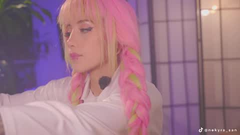 Snapshot of nekyra_san chatting on February 16, 12:52 am Mely Birthday party saturday night BYO online show from February 16, 12:52 am