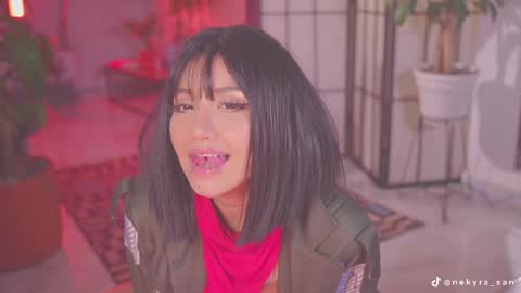 Snapshot of nekyra_san chatting on February 23, 12:08 am Mely Birthday party saturday night BYO online show from February 23, 12:08 am