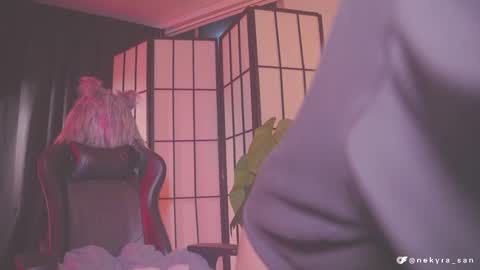 Snapshot of nekyra_san chatting on February 25, 12:36 am Mely Birthday party saturday night BYO online show from February 25, 12:36 am