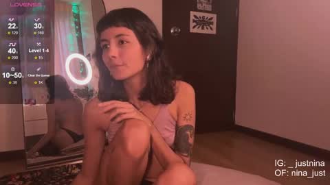 Snapshot of nina_just chatting on January 4, 9:52 pm Nina. online show from January 4, 9:52 pm