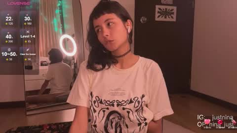 Snapshot of nina_just chatting on January 7, 12:55 am Nina. online show from January 7, 12:55 am