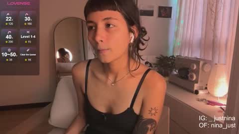 Snapshot of nina_just chatting on January 8, 9:34 pm Nina. online show from January 8, 9:34 pm