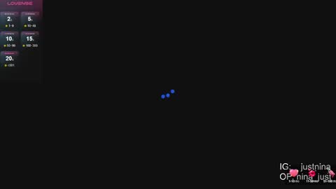 Snapshot of nina_just chatting on February 9, 10:21 pm Nina. online show from February 9, 10:21 pm