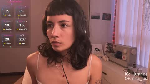 Snapshot of nina_just chatting on March 9, 9:14 pm Nina. online show from March 9, 9:14 pm