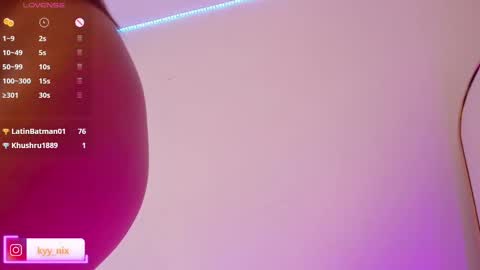 Snapshot of nix_kyy chatting on October 11, 6:34 am Nicki online show from October 11, 6:34 am