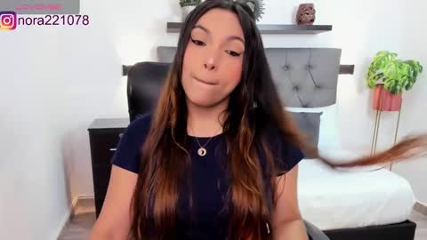 Snapshot of nora22xx chatting on January 11, 2:41 am Nora online show from January 11, 2:41 am