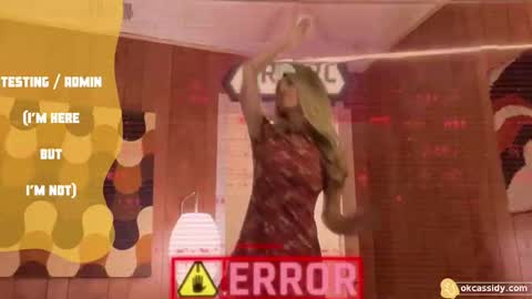 cassidy online show from October 1, 8:48 pm