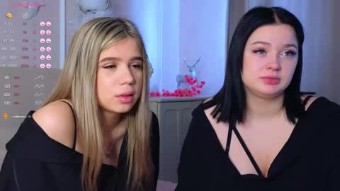 Snapshot of phyllisheart chatting on February 23, 8:49 am Lora black and Lili blonde welcome you here online show from February 23, 8:49 am