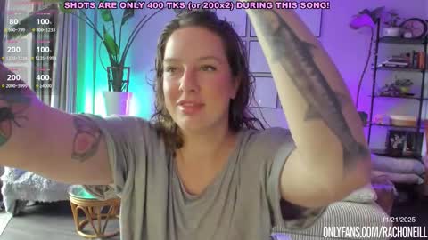 Rach ONeill online show from November 21, 3:11 pm