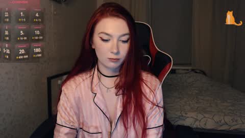 Snapshot of redhaired_kitty chatting on January 31, 1:54 am Lina online show from January 31, 1:54 am