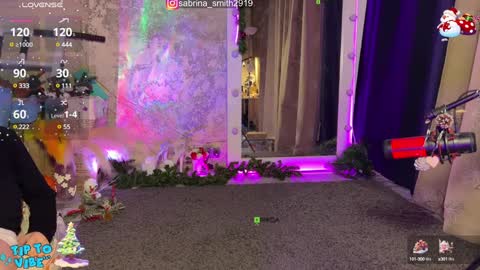 Snapshot of sabrinasmit chatting on December 24, 8:27 pm Sabrina and Smith. Instagramsabrina smith2919 NEXT SHOW OCT. 0809111213 online show from December 24, 8:27 pm