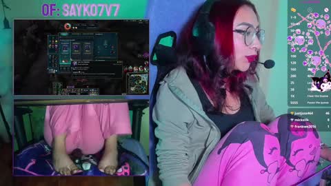 Snapshot of saiko7w7 chatting on January 30, 2:49 am OF 15 off - online show from January 30, 2:49 am