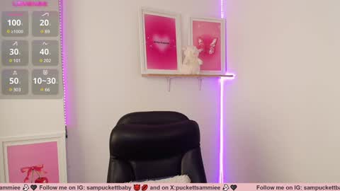 Snapshot of sampuckettbaby chatting on January 15, 6:29 pm sampuckettbaby online show from January 15, 6:29 pm