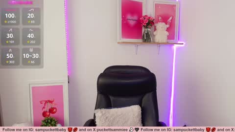 Snapshot of sampuckettbaby chatting on January 18, 5:37 pm sampuckettbaby online show from January 18, 5:37 pm