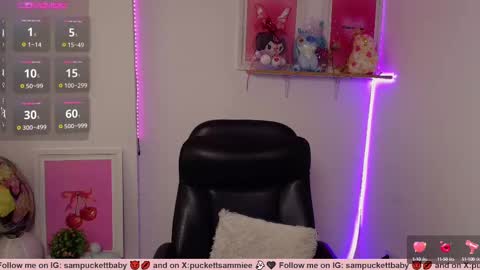 Snapshot of sampuckettbaby chatting on March 7, 4:11 pm sampuckettbaby online show from March 7, 4:11 pm