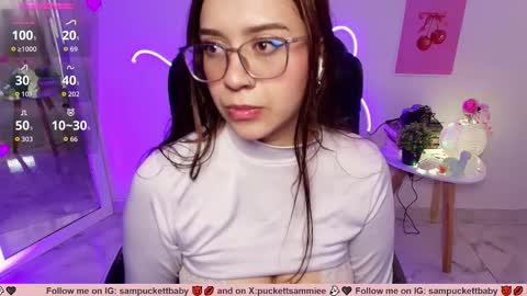 Snapshot of sampuckettbaby chatting on October 14, 5:14 pm sampuckettbaby online show from October 14, 5:14 pm