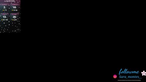 Snapshot of sara_montes chatting on September 13, 2:50 pm Sara Montes online show from September 13, 2:50 pm