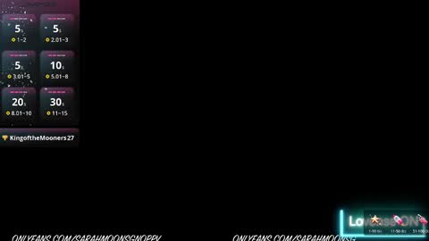 Snapshot of sarahmoonsg chatting on September 28, 4:51 am Sarah Moon online show from September 28, 4:51 am