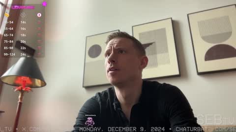 Sebastian online show from December 9, 8:12 pm