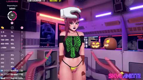 SkyeAnette online show from October 20, 1:17 am