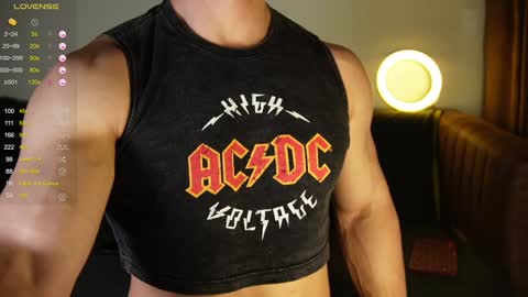 Snapshot of steevemuscle chatting on January 25, 2:58 am Steeve online show from January 25, 2:58 am