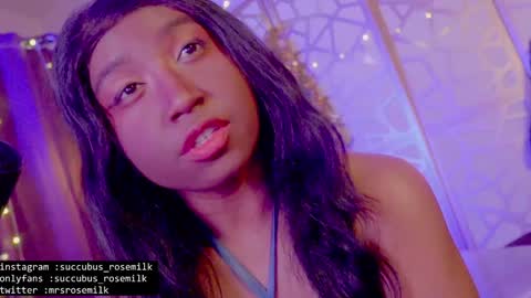 Snapshot of succubus_rosemilk chatting on January 20, 8:41 am Succubus RoseMilk online show from January 20, 8:41 am