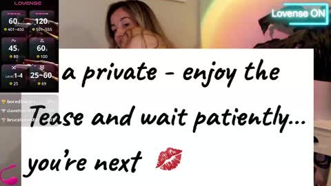 Mia online show from September 27, 1:32 am