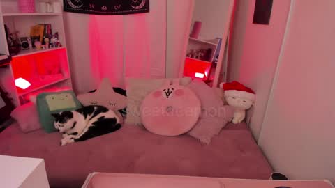 Snapshot of sweetdeemon chatting on December 25, 3:50 am Vernica Help me to reach 80 likes thank you online show from December 25, 3:50 am