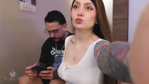 Snapshot of te_para_dos chatting on October 18, 2:51 pm Leo and Luna online show from October 18, 2:51 pm