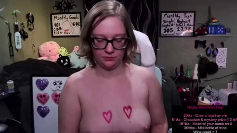 Snapshot of ten_tickle_pixie chatting on February 15, 8:22 am Pixie and Tentacle Overlord online show from February 15, 8:22 am