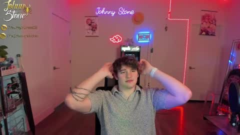 Snapshot of thejohnnystone chatting on January 30, 12:50 am Johnny Stone online show from January 30, 12:50 am