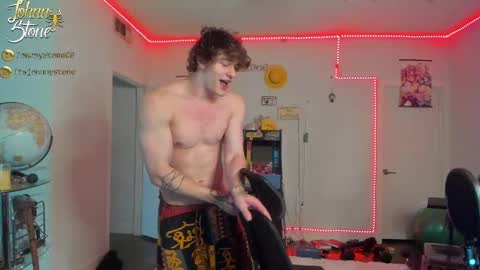 Snapshot of thejohnnystone chatting on September 27, 12:15 am Johnny Stone online show from September 27, 12:15 am