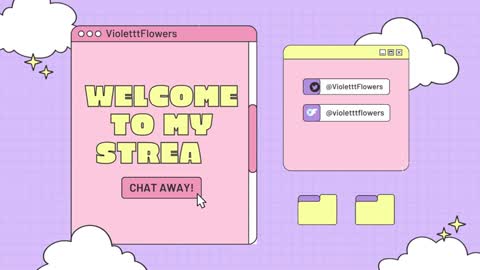 Violet Flowers online show from September 14, 4:17 pm